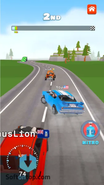 Idle Racer 3D Mod APK unlimited nitro