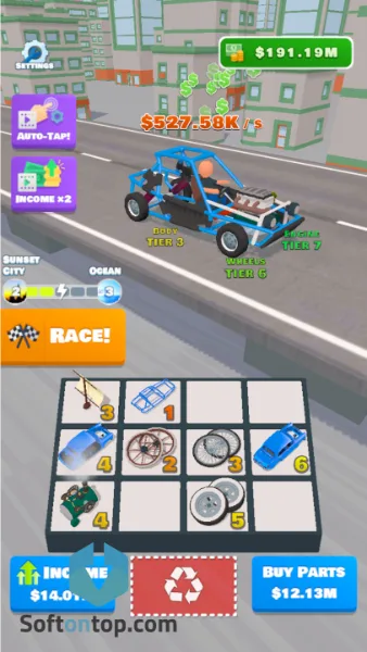 Idle Tap Racing Mod APK