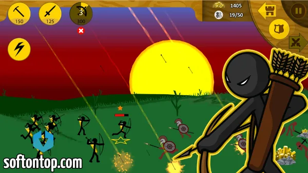 Stick War Legacy Mod APK 99999 head unlimited money and gems