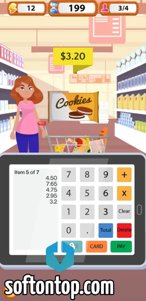 Supermarket Cashier Simulator Mod APK