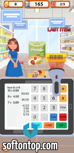 Supermarket Cashier Simulator unlimited money Mod APK