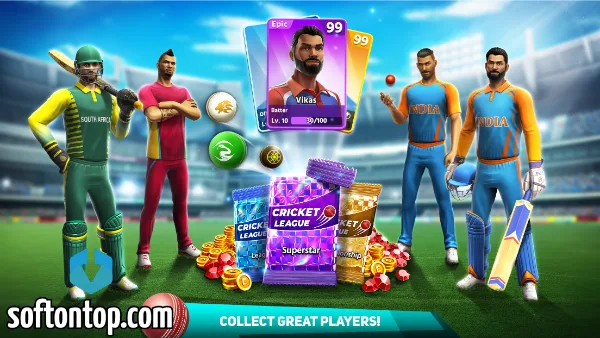 Cricket League Mod APK unlimited money