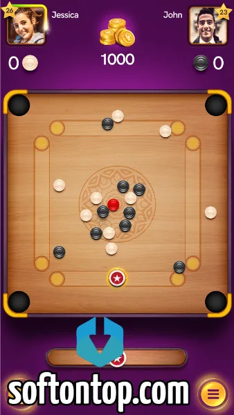 Aim Carrom Mod APK premium unlocked