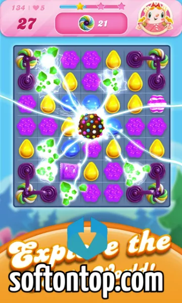 Candy Crush Saga Mod APK unlimited moves