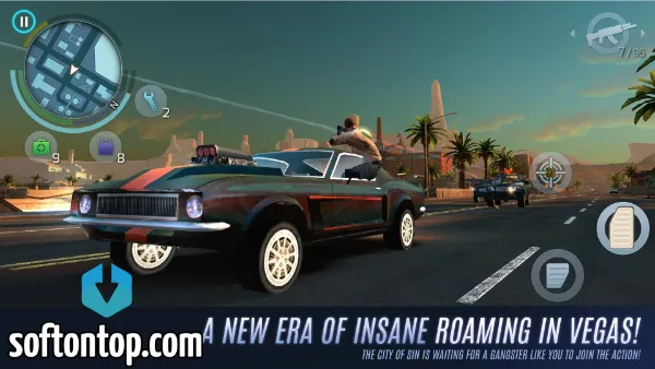 Gangstar Vegas Mod APK unlimited money and diamonds vip 10