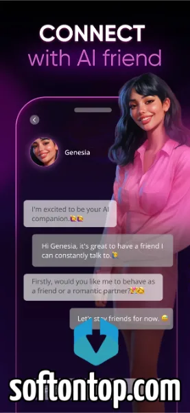 Genesia AI Mod APK premium unlocked