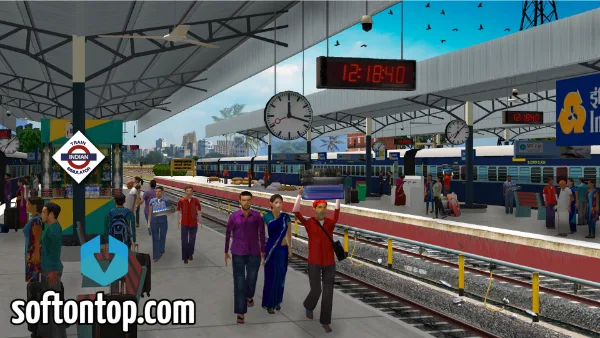 Indian Train Simulator Mod APK all unlocked