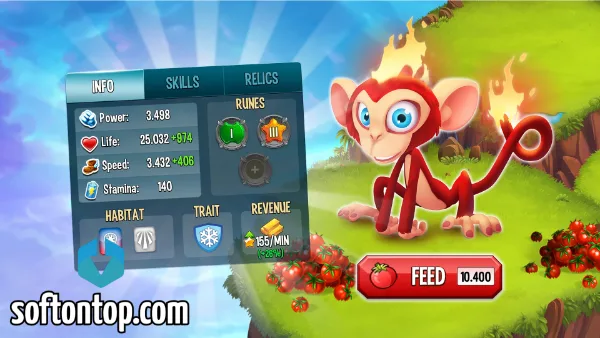 Monster Legends Mod APK unlimited gold gems and food