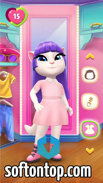 My Talking Angela 2 Mod APK unlocked everything