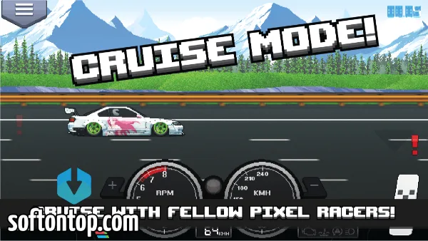 Pixel Car Racer Mod APK new cars unlocked everything