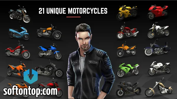 Racing Fever Moto Mod APK unlock all bikes