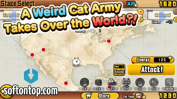 The Battle Cats Mod APK all cats unlocked