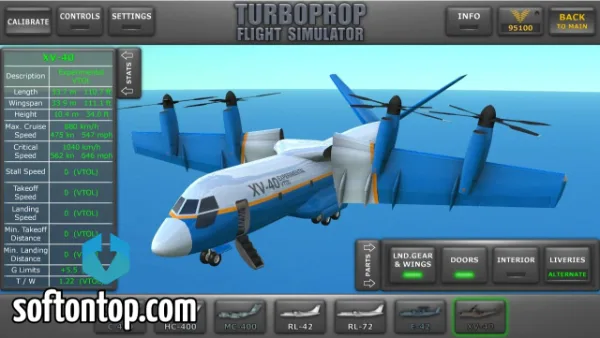 Turboprop Flight Simulator Mod APK unlimited money