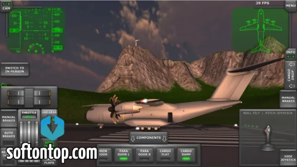 Turboprop Flight Simulator Mod APK unlocked everything