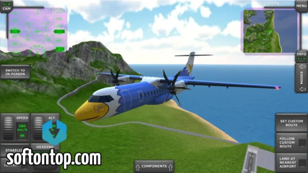 Turboprop Flight Simulator Mod livery for Android