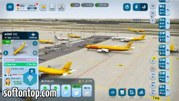 World of Airports Mod APK unlocked all airports