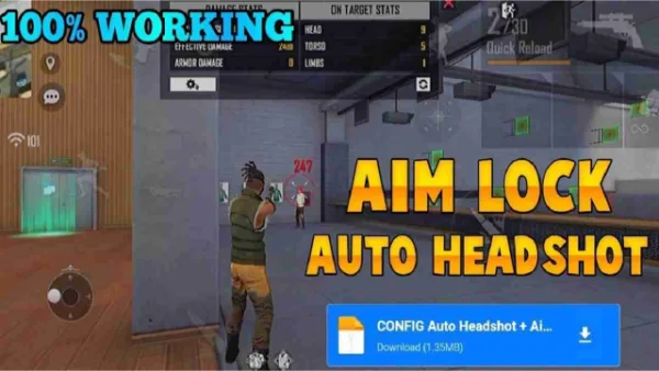 Free Fire Auto Headshot config file 2024